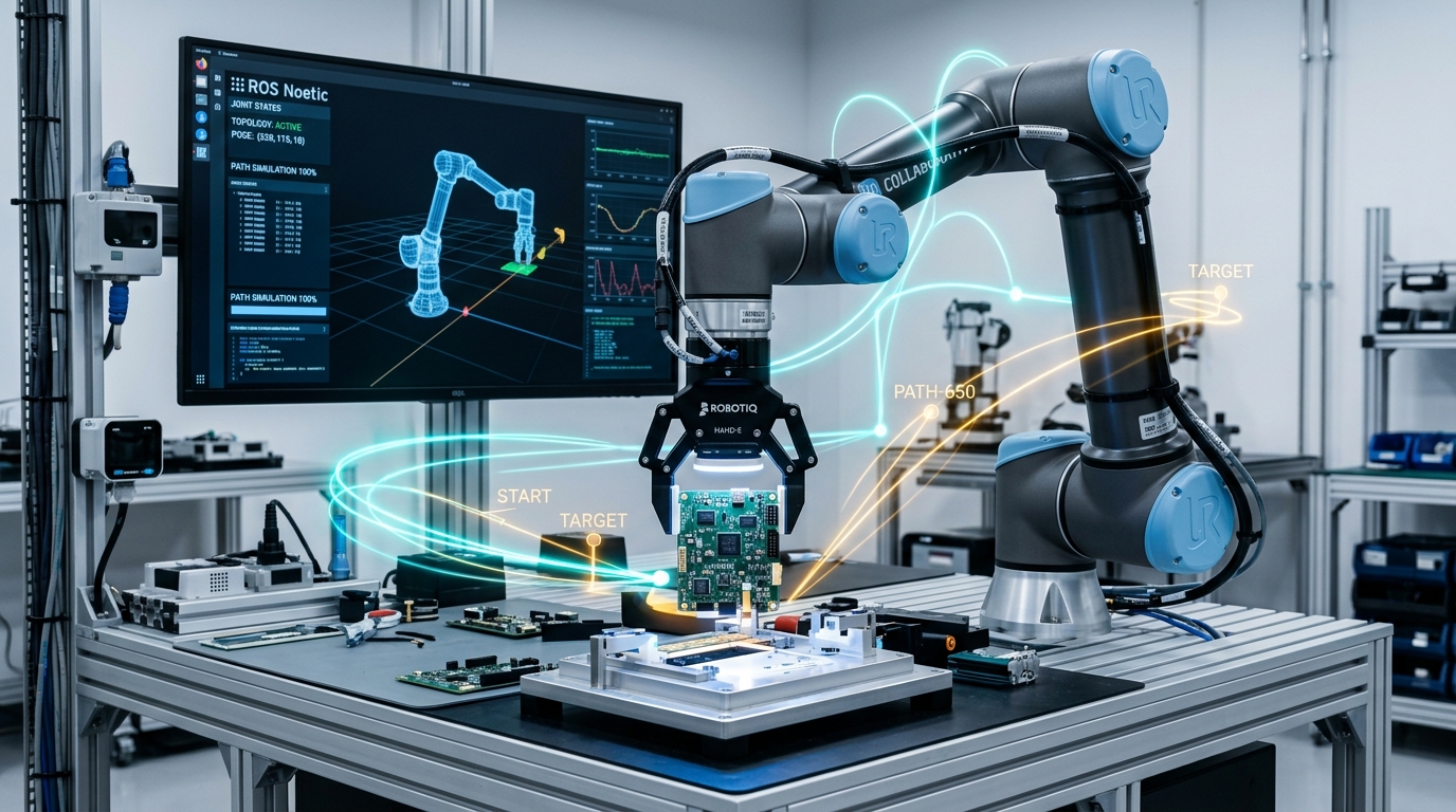 Natural Language Robotic Arm (ROS & LLM)